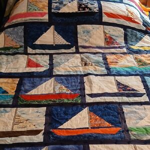 Handmade Nautical Quilt